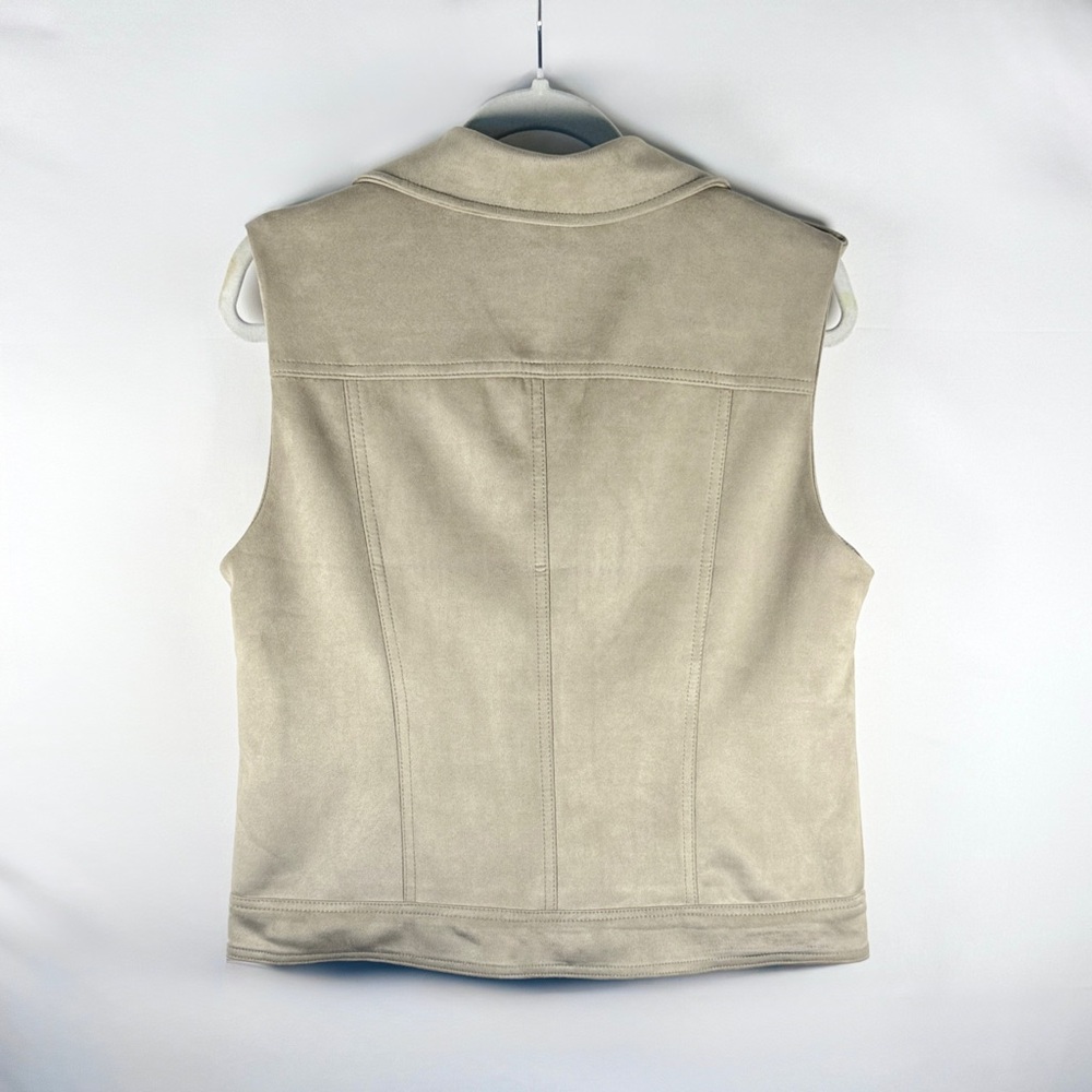 Philosophy Suede Moto Vest - Picture 4 of 6